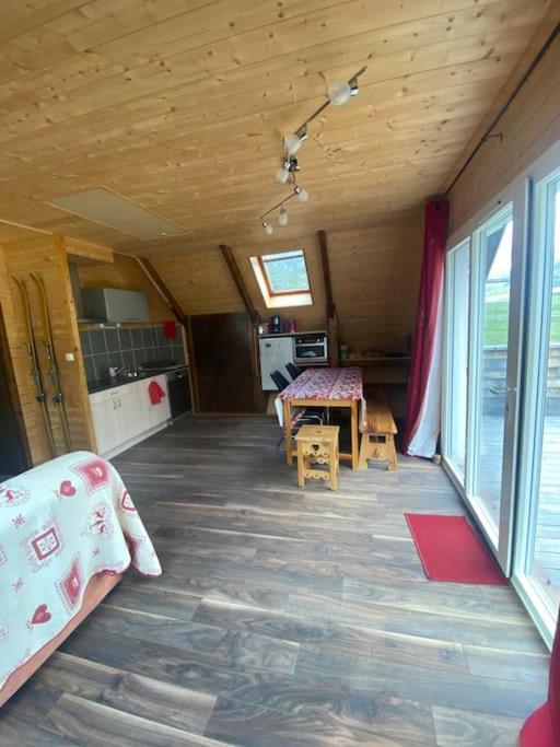 Chalet Cosy, Belle Vue, Dans Le Massif Du Vercors 朗桑韦科尔 外观 照片